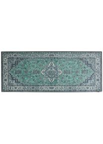 Salonloewe Fußmatte, Rechteckig, 7 Mm Höhe grün, Größe B/L: 40 cm x 60 cm 7 mm , PVC-frei und rutschfest