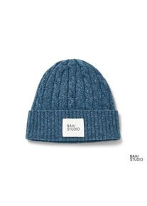 Tchibo - Nah/Studio Zopfmuster-M&uuml;tze | recycelter Cashmere und Merinowolle - Blau