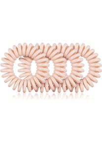 BrushArt Hair Rings elastici per capelli Nude 4 pz