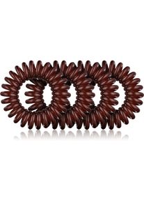 BrushArt Hair Rings elastici per capelli Brown 4 pz