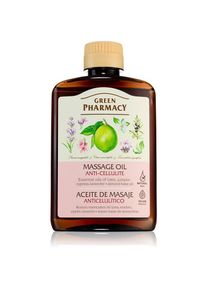 Green Pharmacy Essential oils of Lime Massage Oil olio per massaggi anticellulite 200 ml