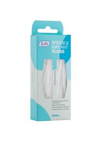 TePe® TePe Bridge & Implant Floss filo interdentale speciale per la pulizia delle protesi 30 pz