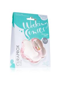 Curaprox Baby Waking Senses anello da mordere con spazzolino massaggiante e sonaglio 1 pz