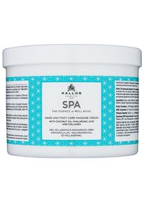 Kallos Spa crema per massaggi per mani e piedi 500 ml