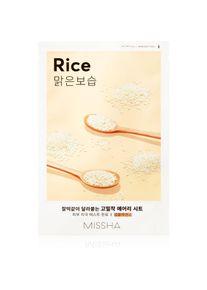 Missha Airy Fit Rice refreshing and purifying sheet mask 19 g