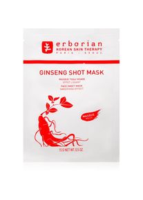 Erborian Ginseng Shot Mask maschera in tessuto effetto lisciante 15 g