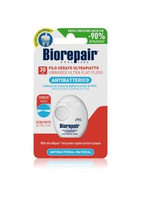 Biorepair Dental Floss Non-Waxed Ultra-Flat filo interdentale non cerato per denti sensibili Red 30 m