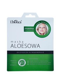 L’biotica Masks Aloe Vera Cellaag Masker met Regenererende Werking 23 ml