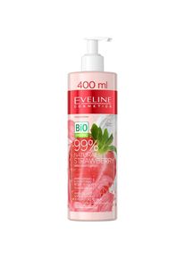 Eveline Cosmetics Bio Organic Natural Strawberry body yoghurt for dry and irritated skin 400 ml