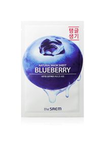 The Saem Natural Mask Sheet Blueberry maschera in tessuto rivitalizzante 21 ml