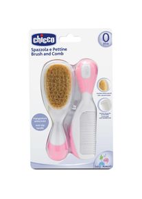 Chicco Baby Moments set for hair 0m+ Pink 2 pc