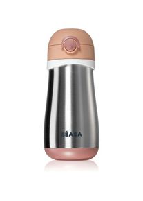 Béaba Beaba Stainless Steel Bottle With Handle thermos mug Old Pink 350 ml