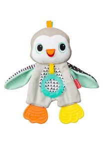 infantino Cuddly Teether Penguin pluche knuffel met bijtring 1 st