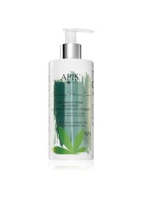 Apis Natural Cosmetics Cannabis Home Care lozione tonica lenitiva per pelli secche e sensibili 300 ml