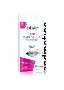 andmetics Wax Strips Lip wax strips for upper lip 16 pc