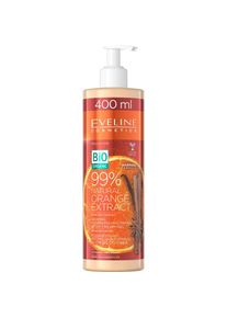 Eveline Cosmetics Bio Organic Natural Orange Extract crema corpo nutriente e rassodante con effetto riscaldante 400 ml