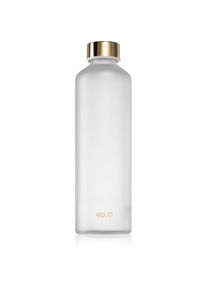 Equa Mismatch glass water bottle colour Velvet White 750 ml