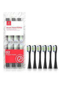 OCLEAN Brush Head Plaque Control Vervangende Opzetstuk voor Tandenborstel Black 6 st