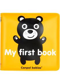 Canpol babies Soft Playbook educatief boekje met contrasterende kleuren met geluid 1 st