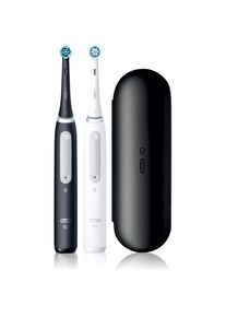 Oral-B Oral B iO4 DUO Elektrische Tandenborstel met Etui Black & White 2 st