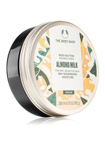 The Body Shop Almond Milk Body Butter burro nutriente corpo per pelli secche e sensibili 200 ml