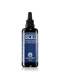 Renovality Original Series Cold-Pressed Argan Oil olio viso per tutti i tipi di pelle 100 ml