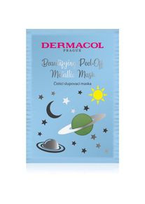 Dermacol Beautifying Peel-Off Metallic Mask maschera peel-off per una pulizia in profondità 15 ml