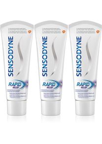 Sensodyne Rapid Tandpasta voor Gevoelige Tanden 3x75 ml