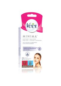 Veet Minima Hypoallergenic depilatory wax strips for the face 20 pc