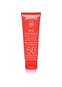 Apivita Bee Sun Safe Hydra Sensitive Soothing Face Cream SPF50+ crema lenitiva e idratante SPF 50+ 50 ml