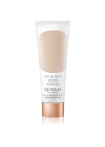 SENSAI Silky Bronze Cellular Protective Cream for Face SPF 50 Anti-Rimpel Zonnebrandcrème SPF 50 50 ml