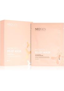 Neogen Dermalogy Probiotics Relief Mask maschera lenitiva in tessuto con probiotici 5 pz