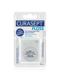 CURASEPT Dental Tape PTFE Flat Section dental tape with Teflon surface with antibacterial ingredients 35 m