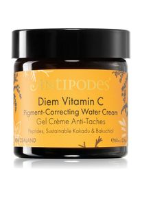 Antipodes Diem Vitamin C Pigment-Correcting Water Cream crema idratante illuminante contro le macchie della pelle con bakuchiol 60 ml