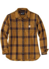 Carhartt Plaid, blouse/jasje vrouwen , kleur: Bruin/Donkerbruin (Brn) , maat: XS