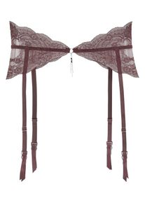 Lascana Dames Jarretels wijnrood XXS-XS