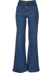 Urban Classics Dames Jeans blauw denim 26