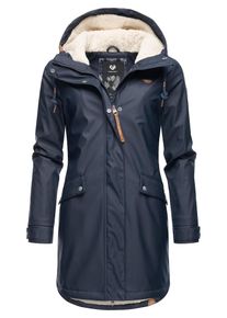 Ragwear Płaszcz zimowy 'Tinsley' dla kobiet granatowy / brązowy Rozmiar XS