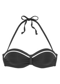 Vivance, Damer, Bikinioverdel, Sort / Hvid, Størrelse 80