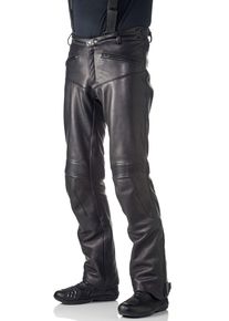 GC Bikewear Heroic, leather pants , color: Black , size: 64