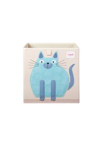 3 Sprouts - Storage Box - Blue Cat