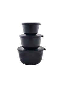 Mepal - Cirqula High Bowl Set Of 3 - Black (233095)