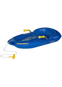 Rolly Toys Schlitten »Rollysnow Max«, Bxlxh: 49X103X19 Cm blau, Extrem stabiler Hohlkörperschlitten mit integrierter Sitzkontur
