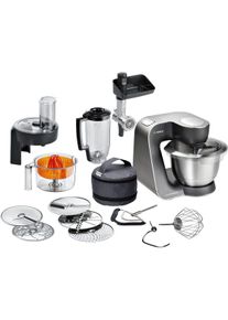 Bosch Küchenmaschine »mum5, Homeprofessional mum57860«, 900 W, 3,9 L Schüssel, Durchlaufschnitzler, 3 Reibescheiben, Zitruspresse, Fleischwolf,...