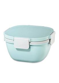 Xavax® Lunchbox Salatbox To Go 10,5 cm hoch blau 1,4 l