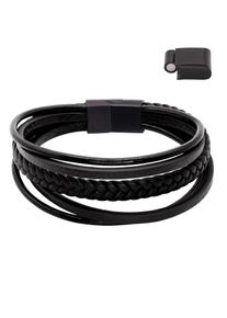 Heideman Heren Armband 'Joris' zwart 17