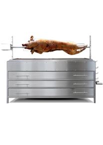 Spanferkelgrill Spießgrill Gastrogrill Motor Lammgrill Schweinegrill Gastro Grillspieß Edelstahl Profi Holzkohlegrill online Ricon