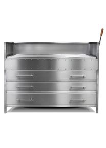 Gastrogrill nach Maß konfigurieren Gastro Grillrost Edelstahl Profi XXL Holzkohlegrill höhenverstellbar Gastronomie online Ricon