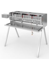 Spanferkelgrill Spießgrill Gastrogrill Motor Lammgrill Schweinegrill Gastro Grillspieß Edelstahl Profi Gas Grill online Ricon