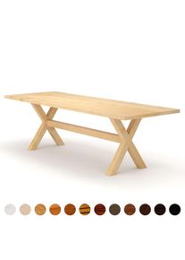 moderner Couchtisch aus Ahorn nach Mass Massivholz mit Metallgestell und Holzlatte luxus Wohnzimmertisch auch als exklusiver Schreibtisch